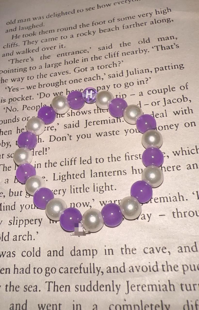 Daisy purple Bracelet